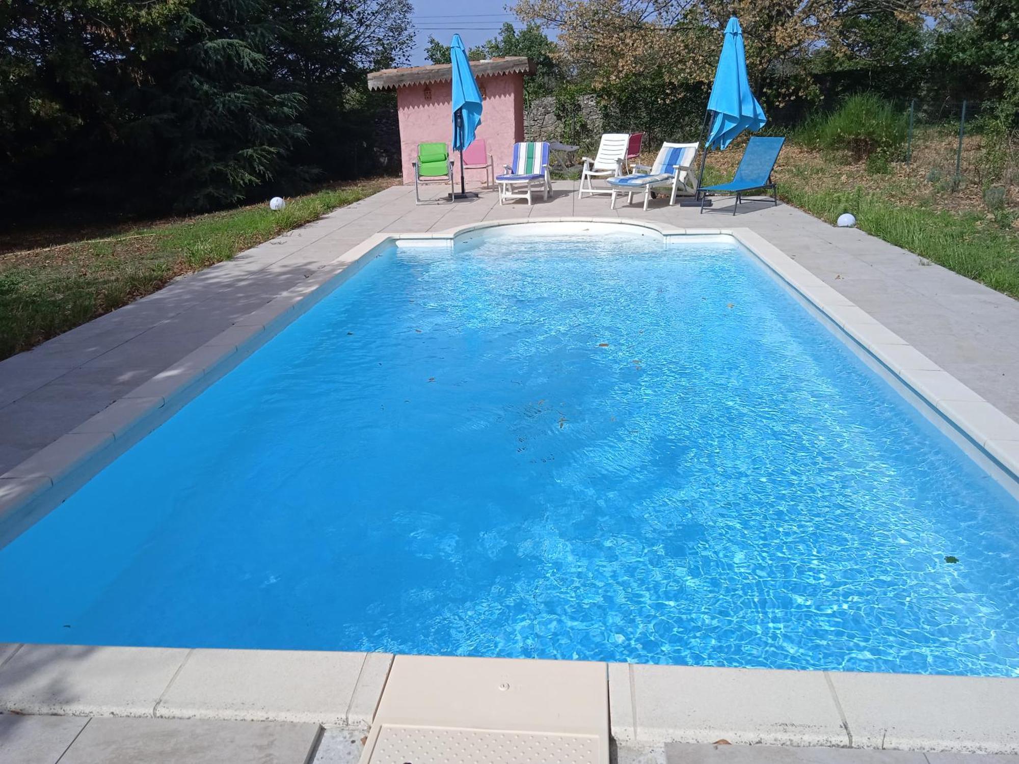 Maison Calme Avec Piscine Entouree De Son Parc Quintenas Exterior photo